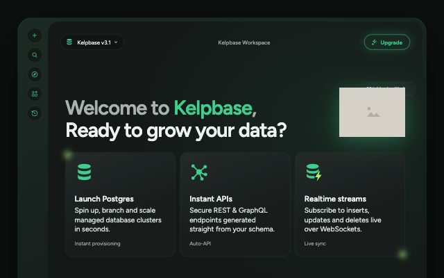 A web page built from the reference image: follow its layout and style if it shows a design, otherwise feature it.