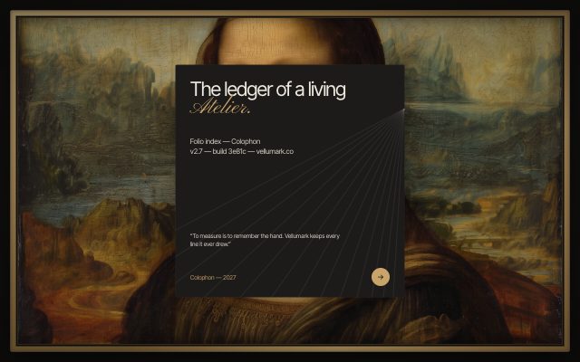 Revise the existing page: replace its main image with Leonardo da Vinci's Mona Lisa, shown as the supplied painting image…
